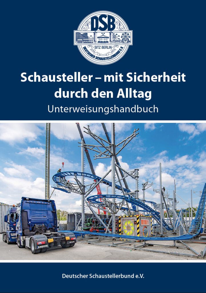 DSB-Unterweisungshandbuch „Schausteller mit Sicherheit durch den Alltag“ - Titelbild